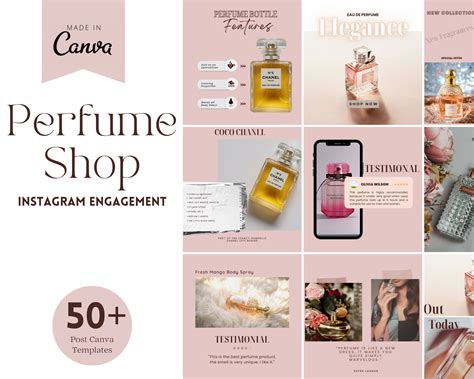 Buy 100 Perfume Business Instagram Template Perfume Social Media Post