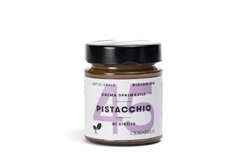 Crema Spalmabile Pistacchio Di Sicilia Bio Ciokarrua