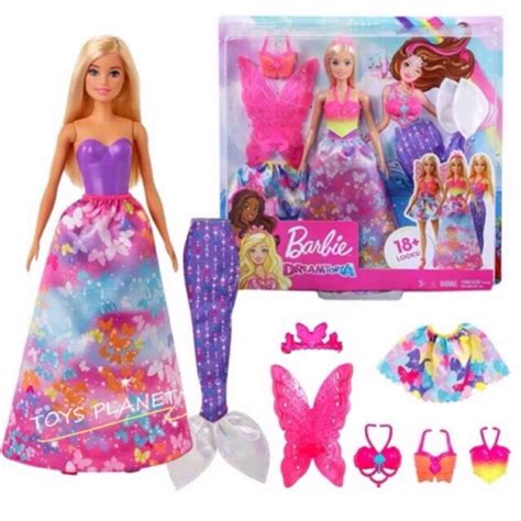 ORIGINAL BARBIE DREAMTOPIA DRESS UP DOLL WITH MERMAID FAIRY