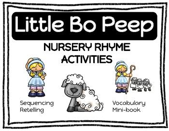 Little Bo Peep Nursery Rhyme Activities by Teaching Sharp Minds | TPT