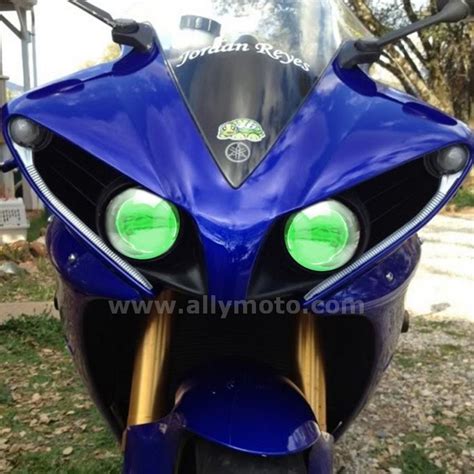 029 Hid Custom Headlight Yamaha Yzf R1 2009 2011 Greendemon Eyes