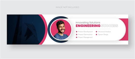 Premium Vector | Engineering Success Professional LinkedIn Cover Template