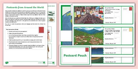 Postcards from Around the World (Teacher-Made)