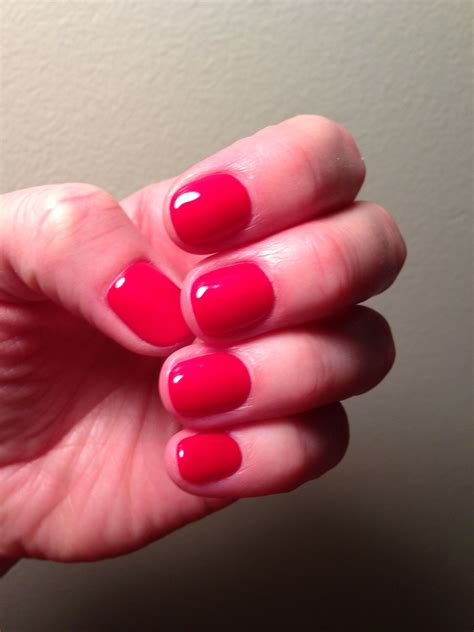 Shiny Red Nail Polish Nails Polish