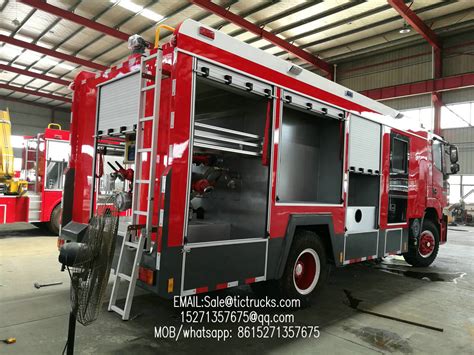 IVECO Hongyan Genlyon 5500L Water And 1500L Foam Fire Fighting Truck