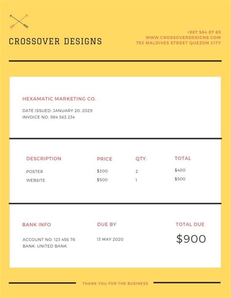 Invoice Design Examples To Inspire You