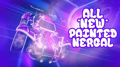 ALL NEW PAINTED NERGAL BLACK MARKET DECAL Rocket League Season 2