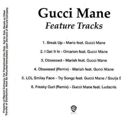 Gucci Mane - Feature Tracks Lyrics and Tracklist | Genius