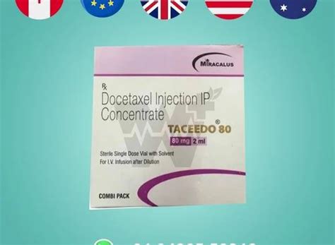 Docetaxel Miracalus Taceedo 80 Mg Injection At Rs 1200 Vial Docetaxel