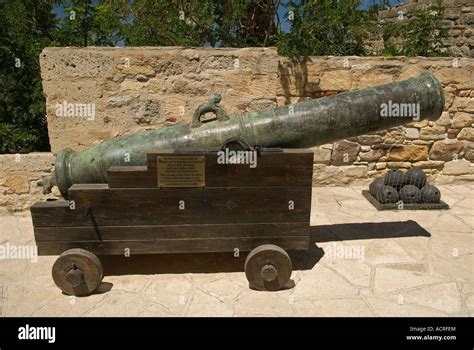 Guns Excavated From The Wreck Of Yeustaf Y Admiral Ship Of Russian Navy