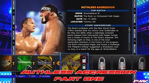 WWE 2K14 30 Years Of WrestleMania Ruthless Aggression Walkthrough