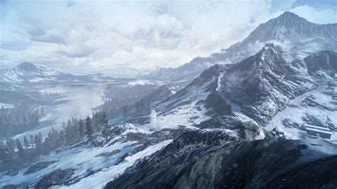 Battlefield 4 Battlelog Image Reveals Linear 5 Flag Snow Covered