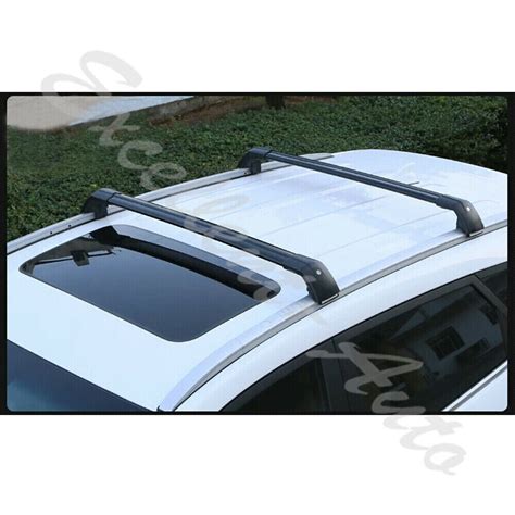 Pcs Fits For Nissan Kicks Aluminum Roof Rail Rack Cross Bar