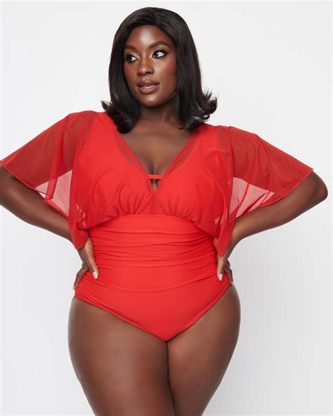 Full Coverage Swimwear Plus Size Cheap Sale