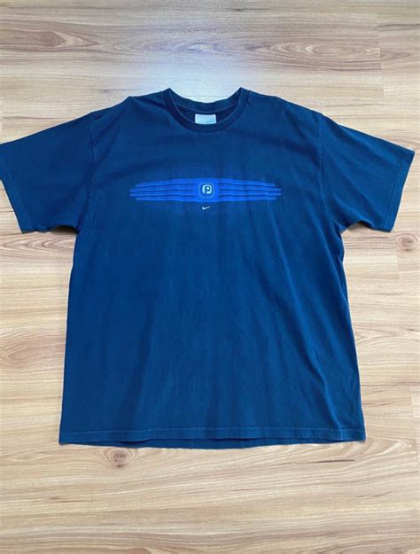 Nike Vintage Nike Central Swoosh T Shirt Tee Y2k Central Logo Grailed