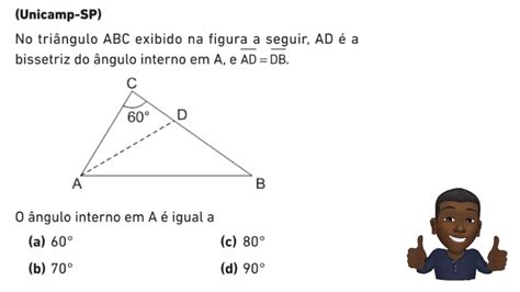 No Triangulo Abc Exibido Na Figura A Seguir Ad Librain