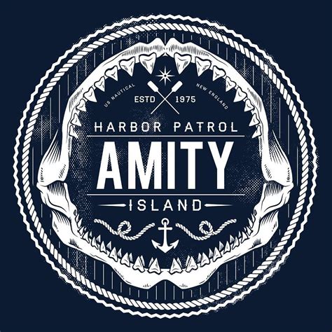 Amity Island Harbor Patrol From Once Upon A Tee Day Of The Shirt