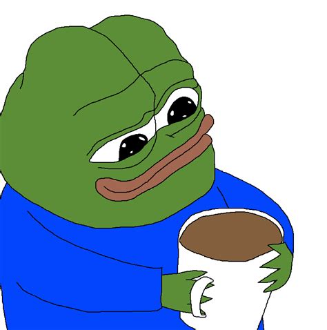 Pepe Coffee Blank Template Imgflip