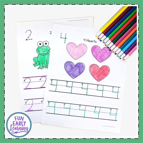 Numbers 1-20 Worksheets with Guided Lessons for PreK and Kinder