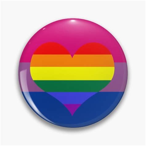 Bisexual Homoromantic Pride Flag Pin For Sale By Darkvulpine Redbubble