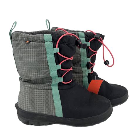 Bogs Gray/Black Classic Snow Boot Bogs Gray/Black Classic Snow Boot
