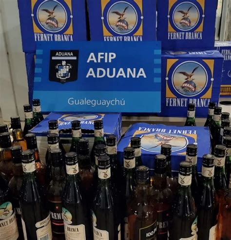 La Aduana Incaut M S De Botellas De Fernet Y De Whisky Que