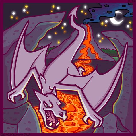 Pokedex Challenge 142 Aerodactyl By Colorful Chimera On Deviantart