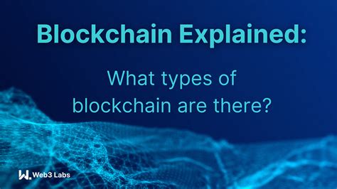 Blockchain Explained What Types Of Blockchain Are There Web3 Labs