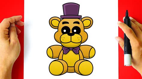 How To Draw Fredbear Plush Five Nights At Freddy S How To Draw