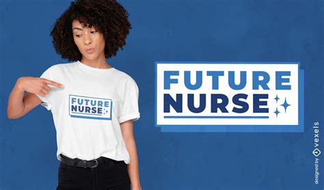 Future Nurse T-shirt Design Vector Download