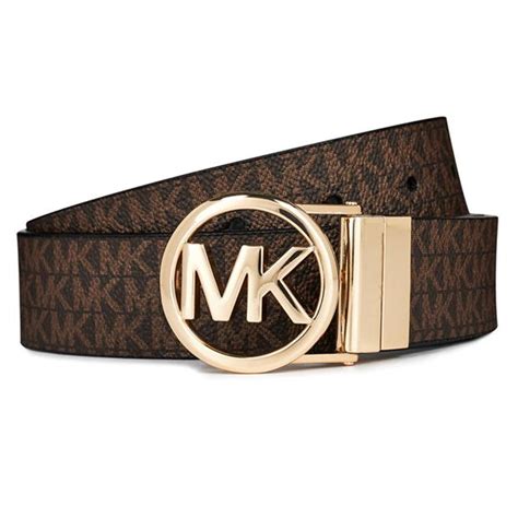 Michael Michael Kors Michael Kors Round Buckle Reversible Logo And