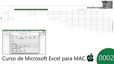 0002 Curso De Excel En Mac Primeros Pasos Por Microsoft Excel En Mac 1ª Parte Youtube