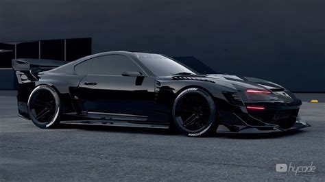 Black Wide Body Supra