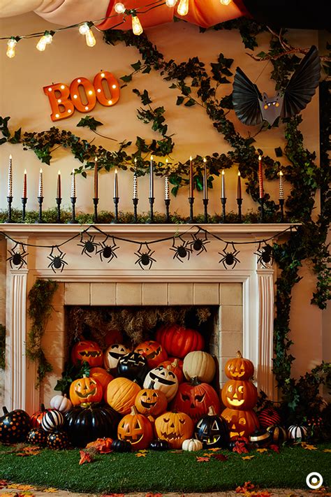 70 Great Halloween Mantel Decorating Ideas Digsdigs