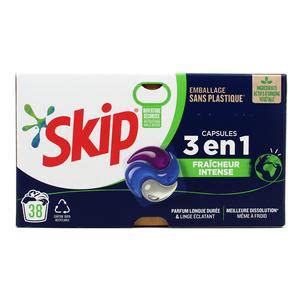 Acheter Skip Lessive Capsule 3 en 1 Fraîcheur Intense 38 capsules