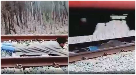 Video Kashmiri Mans Deadly Train Stunt Goes Viral Sparks Rage On