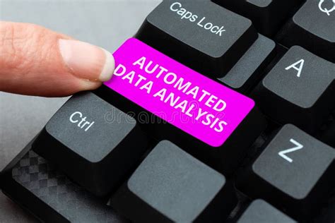 Text Sign Showing Automated Data Analysis Business Approach Artificial