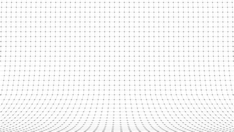 3d Curved Perspective Grid Background On White Board Graphic White