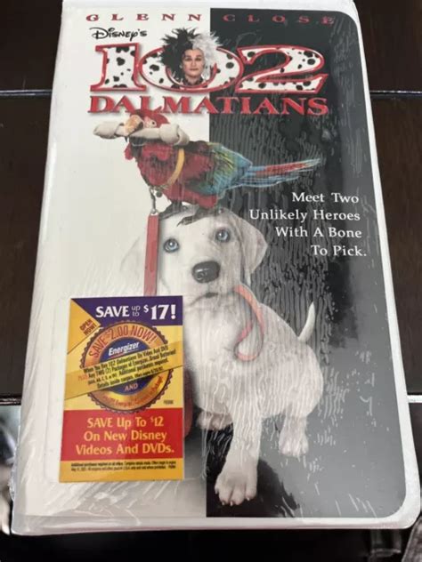 Walt Disney Dalmatians Vhs Tape New Factory Sealed Brand New