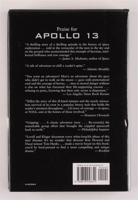 Jim Lovell Signed "Apollo 13" Hard Cover Book (PSA COA) | Pristine Auction