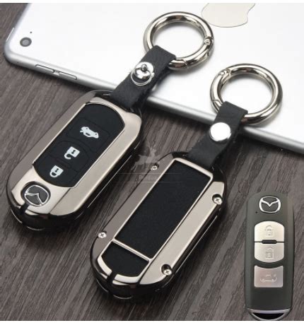 LAIFU Mazda Car Leather Key Cover Case For MAZDA 2 3 5 6 MX 5 RX 8 CX7