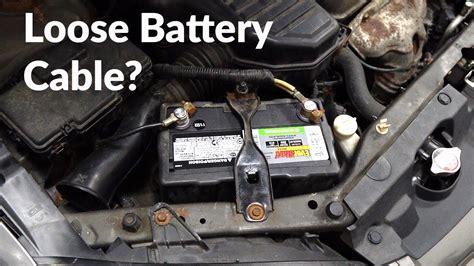 How To Fix Loose Car Battery Cable Terminal YouTube