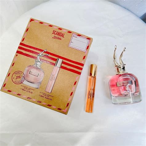 Set Nước Hoa Nữ Jean Paul Gaultier Scandal Edp 80ml Ống Xịt 20ml