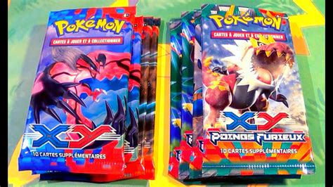 Ouverture 8 Boosters Pokémon XY Base XY Poing Furieux Pas d galère