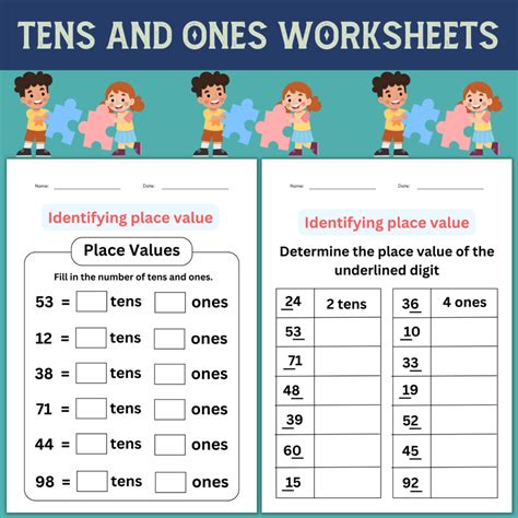 Printable Tens And Ones Worksheets Grade 1 Made By Teachers