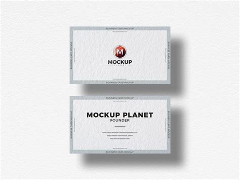 Free Elegant Business Card Mockup Design Mockup Planet