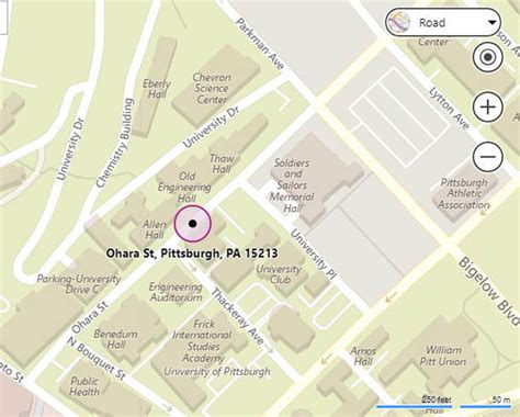 University Of Pitt Campus Map - Maps For You