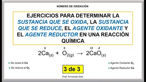 Determinación Elementos Oxida Y Reduce Y Agentes Oxidante Y Reductor En