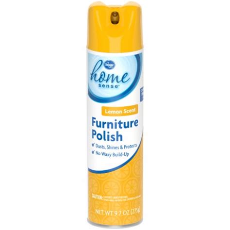 Kroger Lemon Scent Furniture Polish Aerosol Can 9 7 Oz Smiths Food