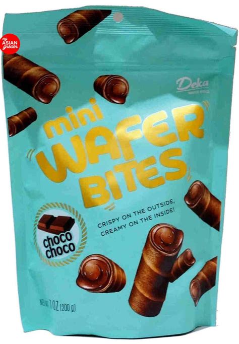 Choco Choco Flavor Mini Wafer Bites 7oz 200g By Deka